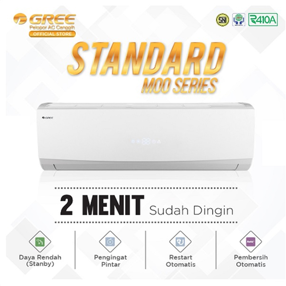 Gree AC Standard Wall Mounted Split MOO 3 Series 1/2 PK - GWC-05MOO3